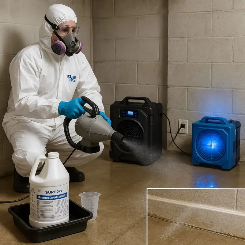 Sanitization and Odor Removal process in Wilmore, KY